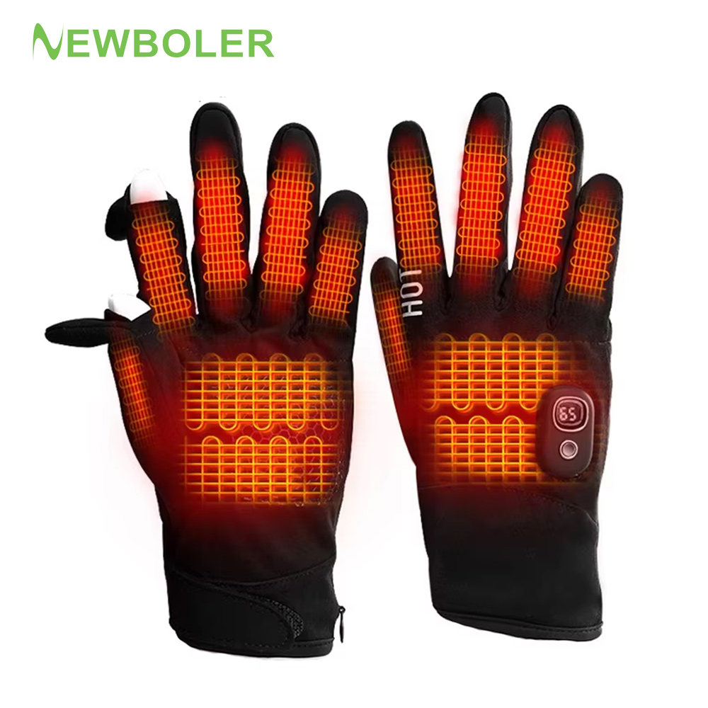 Heated Gloves Electric - Luvas Aquecidas de Inverno Unissex, Impermeáveis,