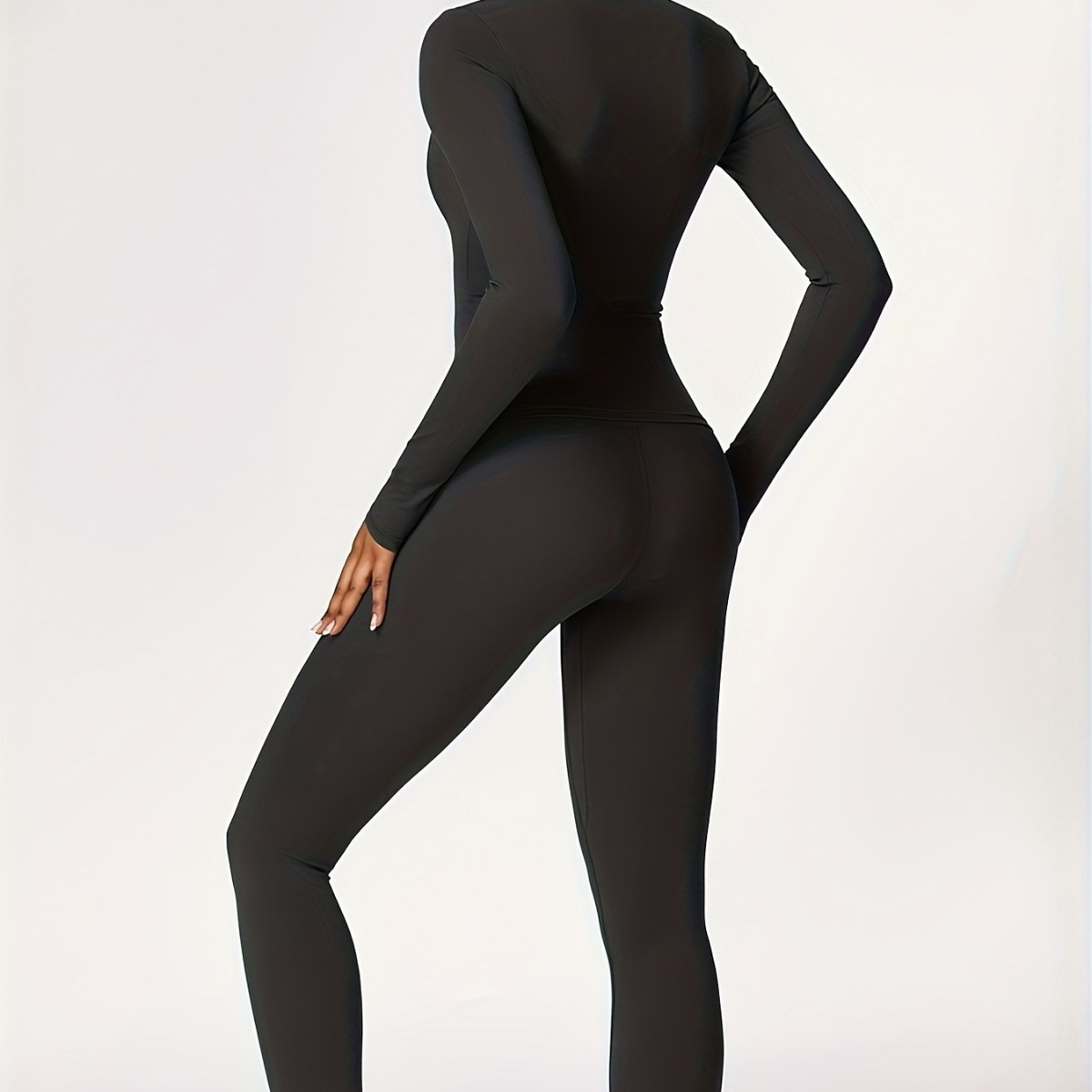 Conjunto de ioga justo e slim, - Winter Clothing For Women avaliação e preço
