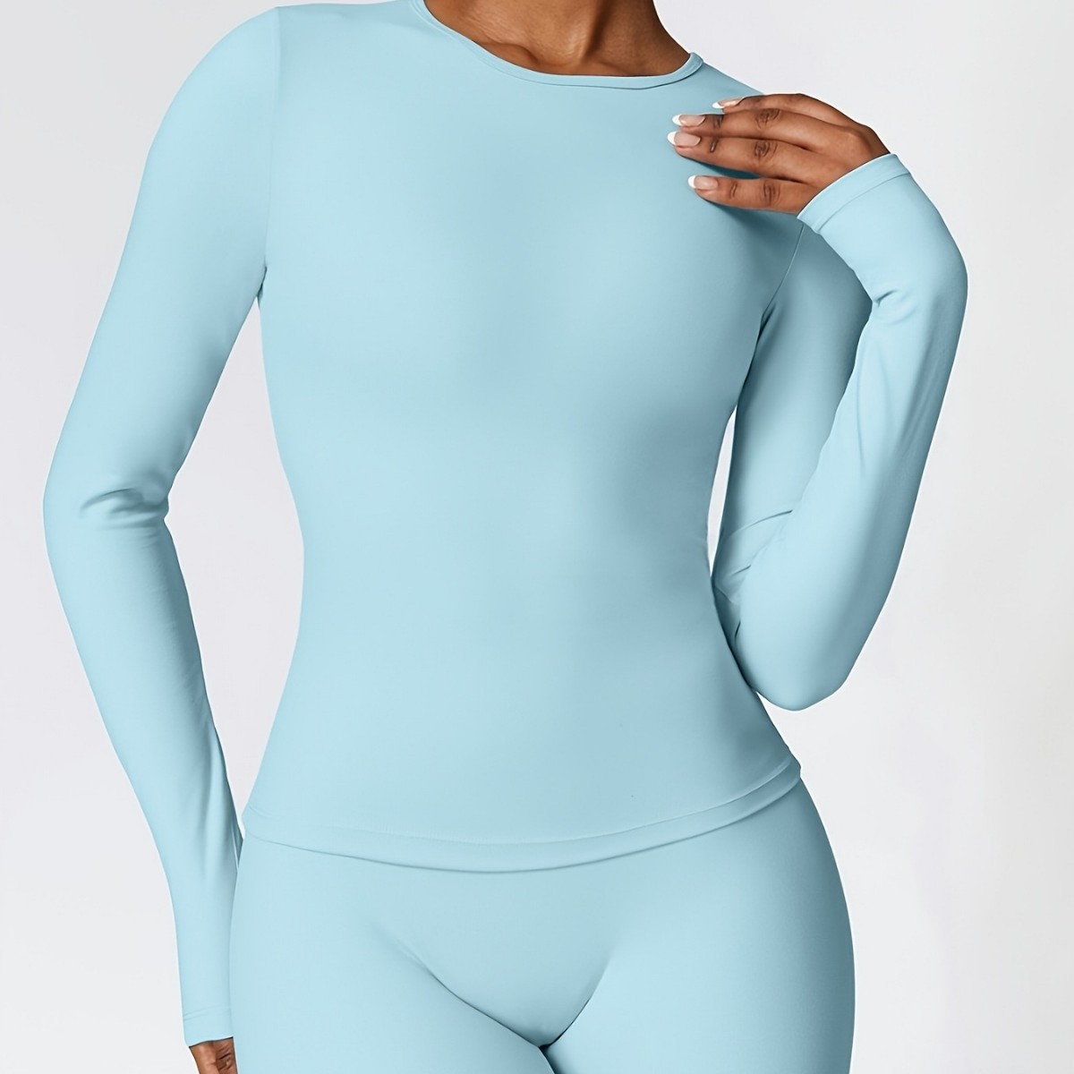 Conjunto de ioga justo e slim, - Winter Clothing For Women avaliação e preço
