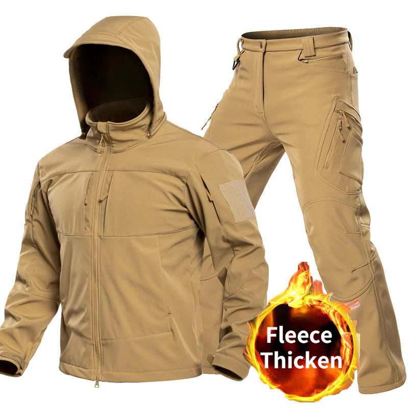 Conjunto Tático Softshell para - Winter Clothing Hiking avaliação e preço