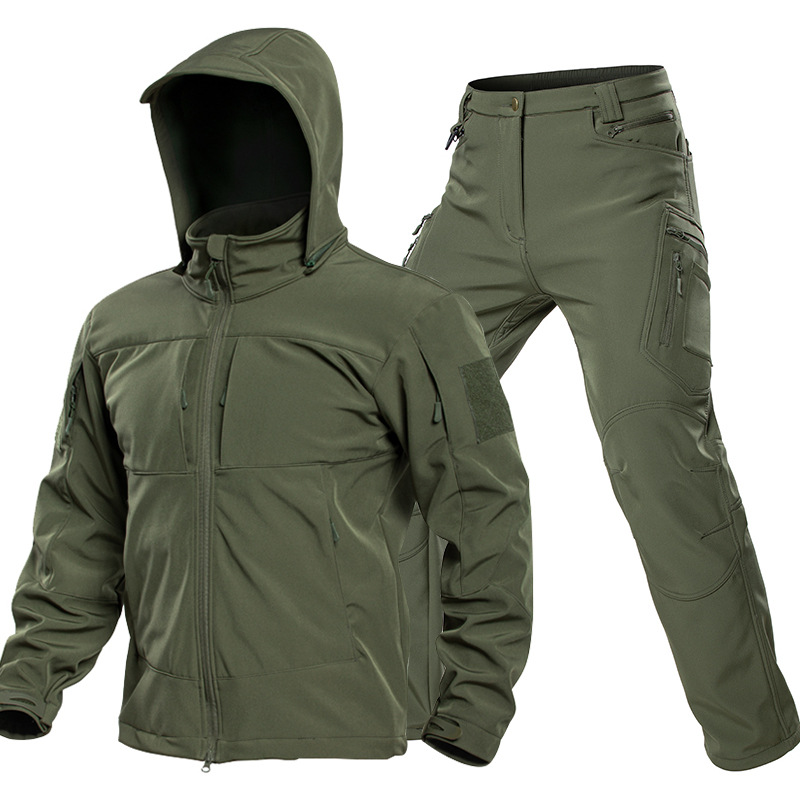 Conjunto Tático Softshell para - Winter Clothing Hiking avaliação e preço