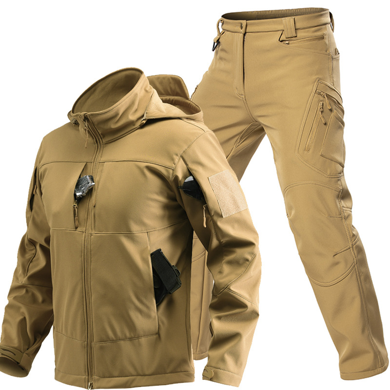 Conjunto Tático Softshell para - Winter Clothing Hiking avaliação e preço