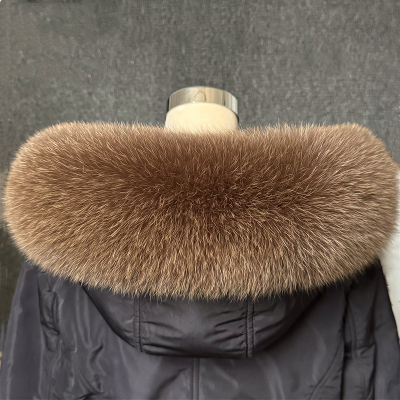 Real Fox Fur Collar Women Univ - Winter Clothing Pk avaliação e preço