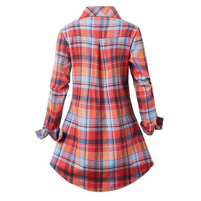 Vestido camisa de manga compri - Winter Clothing For Women avaliação e preço