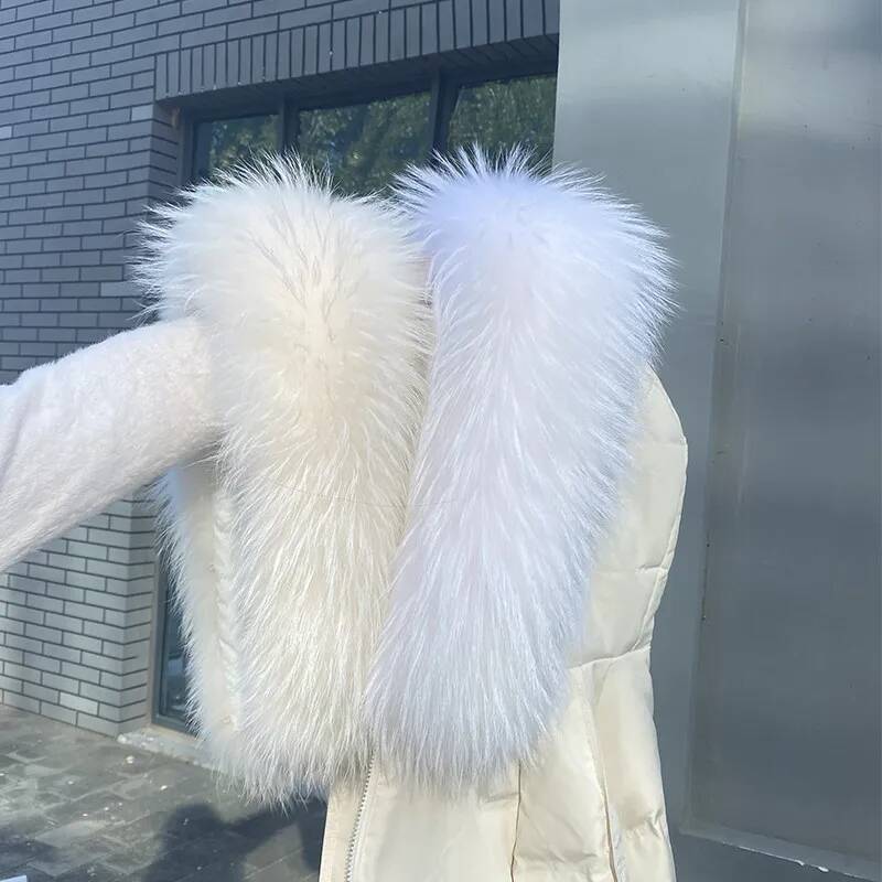 Golas de Pele de Guaxinim para - Winter Clothing Pk avaliação e preço