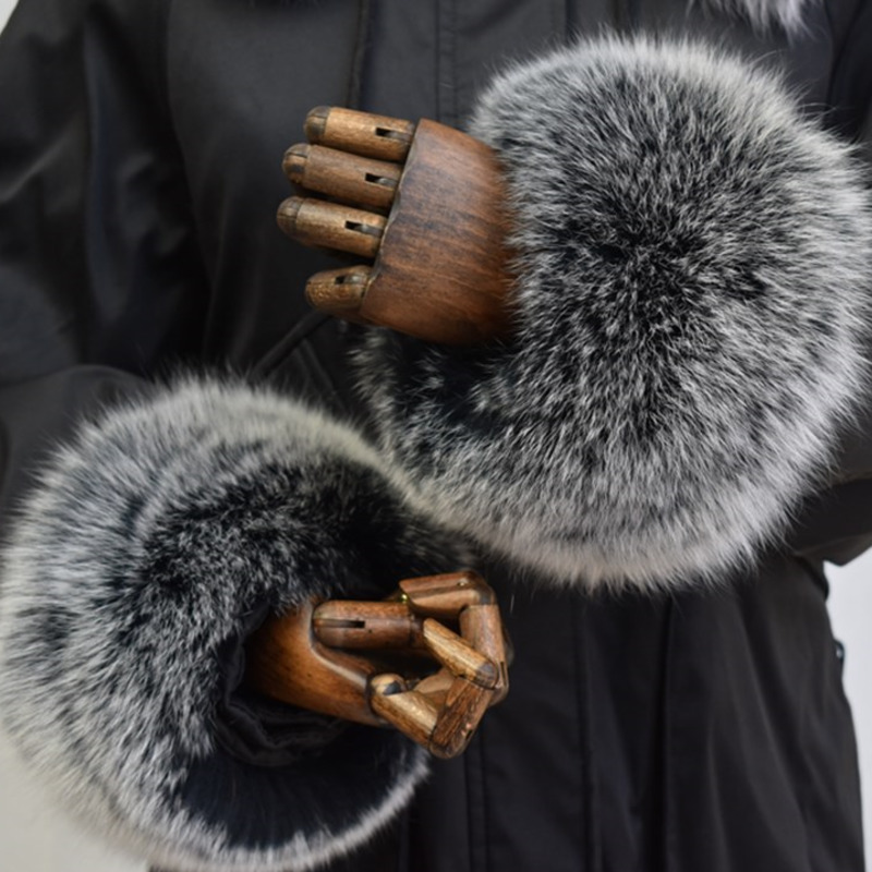 Punhos de pele de raposa para  - Winter Clothing Pk avaliação e preço