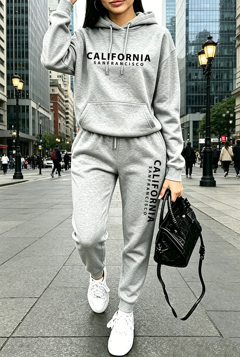 Conjunto de Treino Feminino de - Winter Clothing For Women avaliação e preço