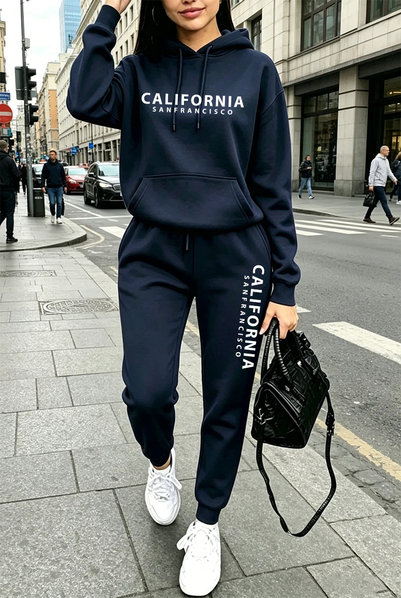 Conjunto de Treino Feminino de - Winter Clothing For Women avaliação e preço