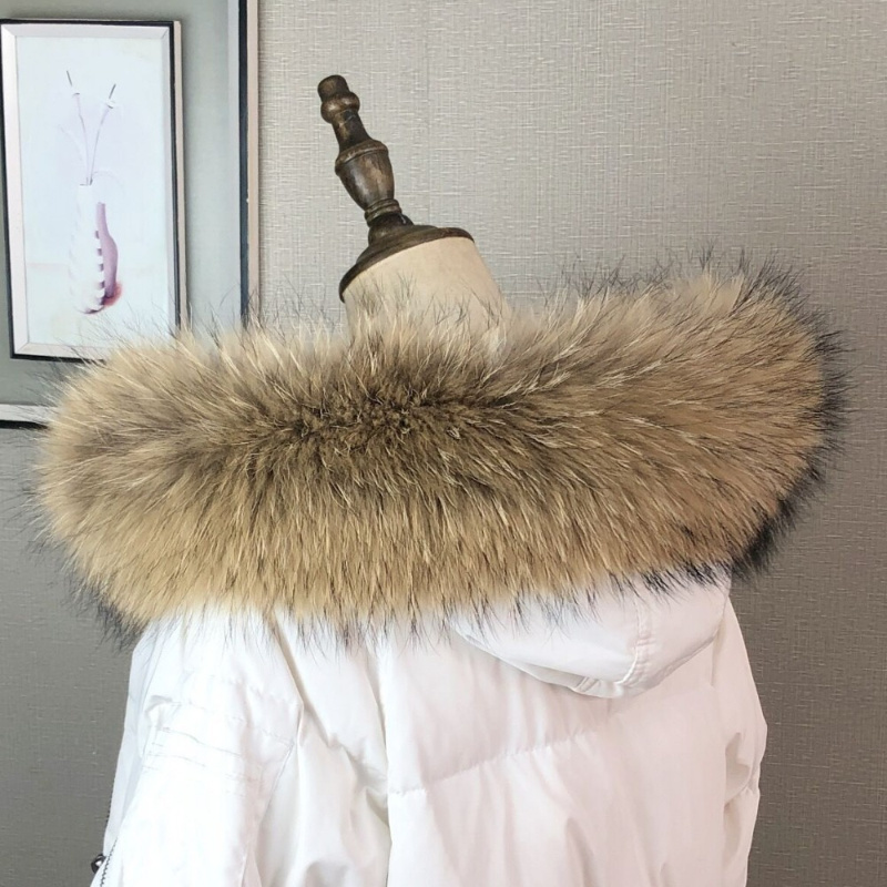 Gola de pele real para casaco  - Winter Clothing Pk avaliação e preço