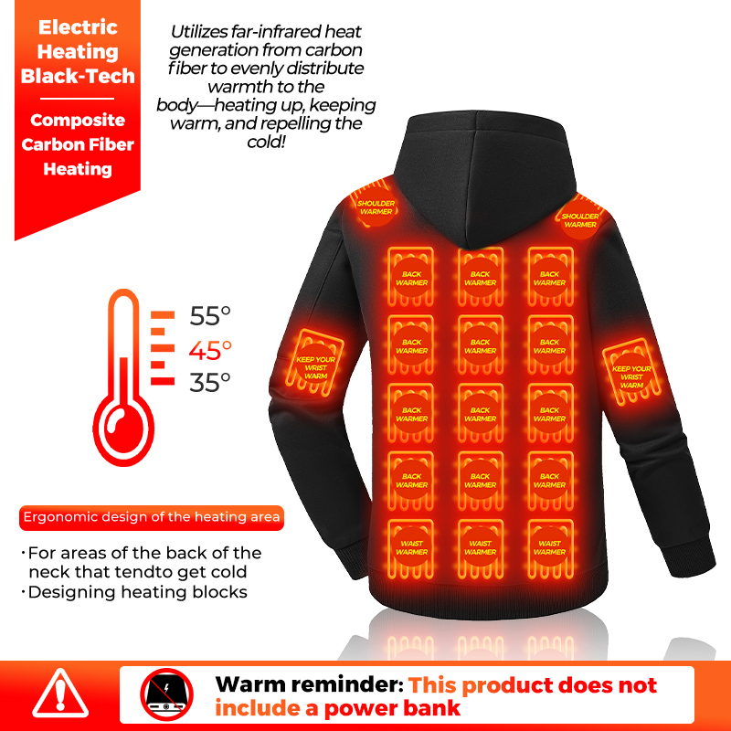 Casaco térmico com capuz e aqu - Winter Clothing Hiking avaliação e preço