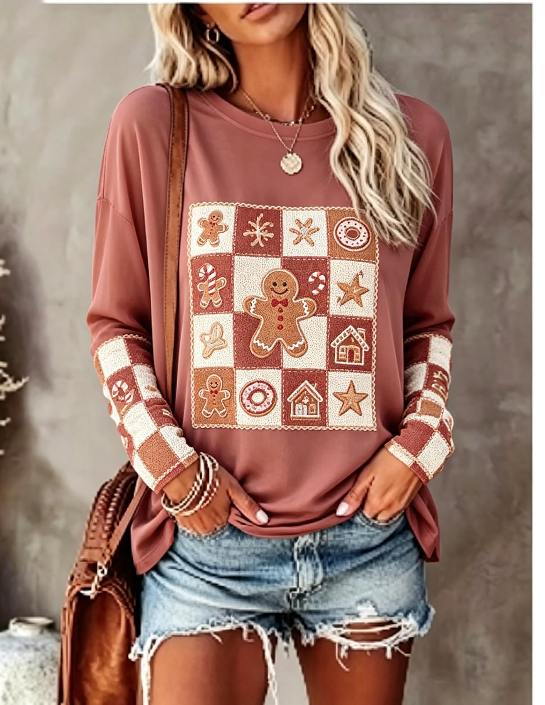Camiseta de manga comprida par - Winter Clothing For Women avaliação e preço